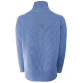 Emilio Romanelli Blue Cashmere Women Sweater